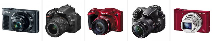Рейтинг на най-добрите камери за начинаещи