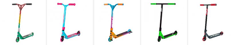 Рейтинг на най-добрите скутери за каскади