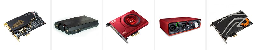 Рейтинг на най-добрите аудио карти