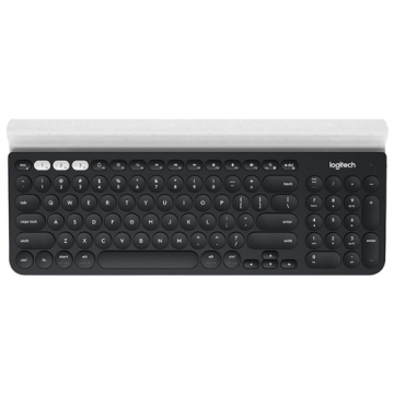 Logitech K780 Безжична клавиатура с множество устройства Черен Bluetooth