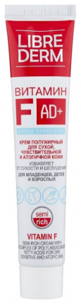 Librederm Vitamin F Cream Полубогат витамин F bold