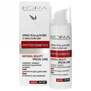 Kora Natural Beauty крем за очи около очите