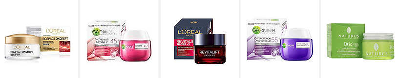 Рейтинг на най-добрите кремове за лице против стареене