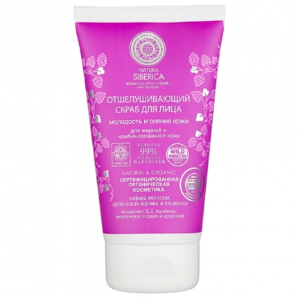 Natura Siberica Natural & Organic Scrub за лице