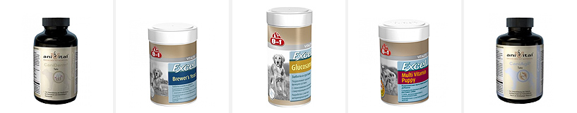 Класиране на най-добрите витамини за кучета