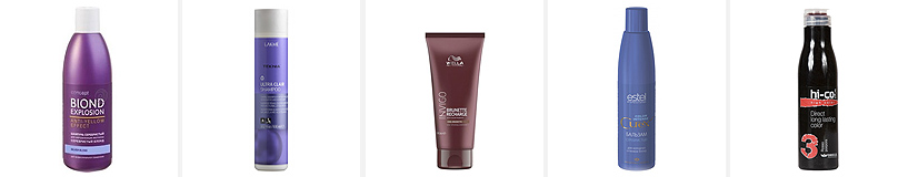 Рейтинг на най-добрите оцветяващи шампоани и балсами