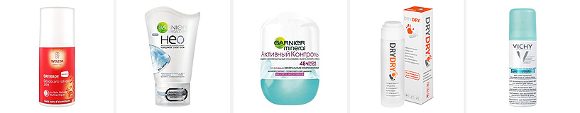 Рейтинг на най-добрите дезодоранти за жени