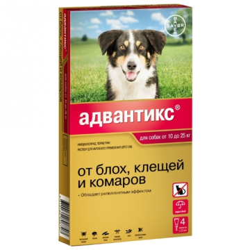 Advantix Bayer за средни породи