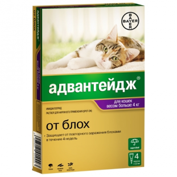 Bayer Advantage за големи котки