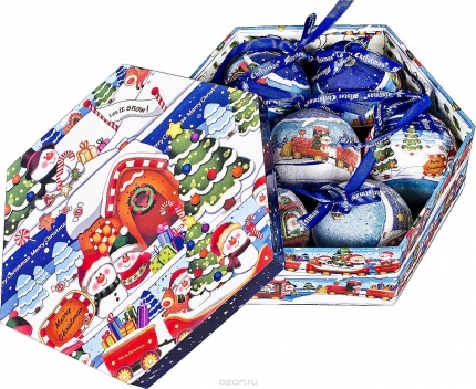 Mister Christmas Papier-mache 7,5 см 7 бр