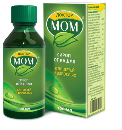 Уникални фармацевтични продукти д-р Мом сироп