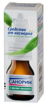 TEVA Sanorin капки за нос 0,1% 10ml No1