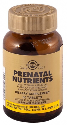SOLGAR prenatabs за бременни жени раздел. № 60