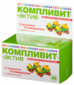 Раздел Pharmstandard-UfaVITA Complivit Active. п / о плен. No 60 за деца и юноши